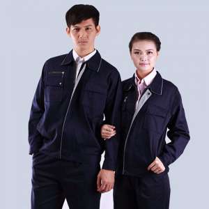 時品牌顏色尚雙門襟長袖工衣訂款式做